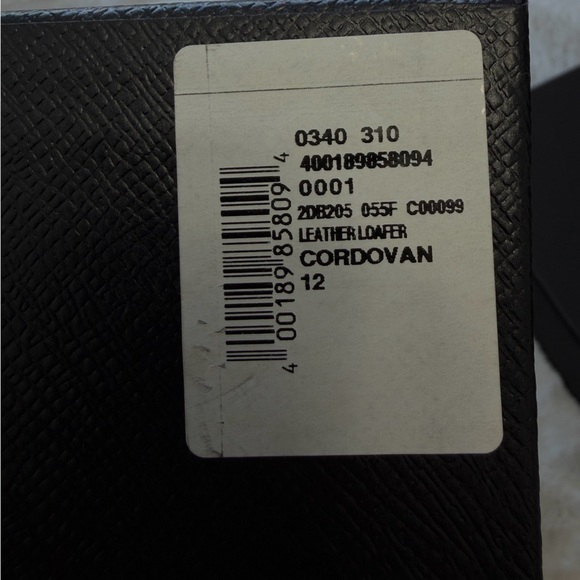 NEW! $1,220 Prada Classic Leather Loafers in Cordovan Maroon Shoes 13 - Picture 9 of 9